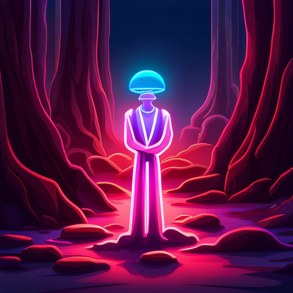 Jedi Neon Mushroom