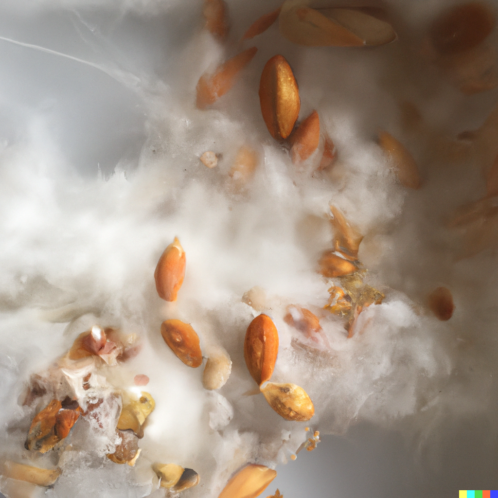 inoculated mycelium grain